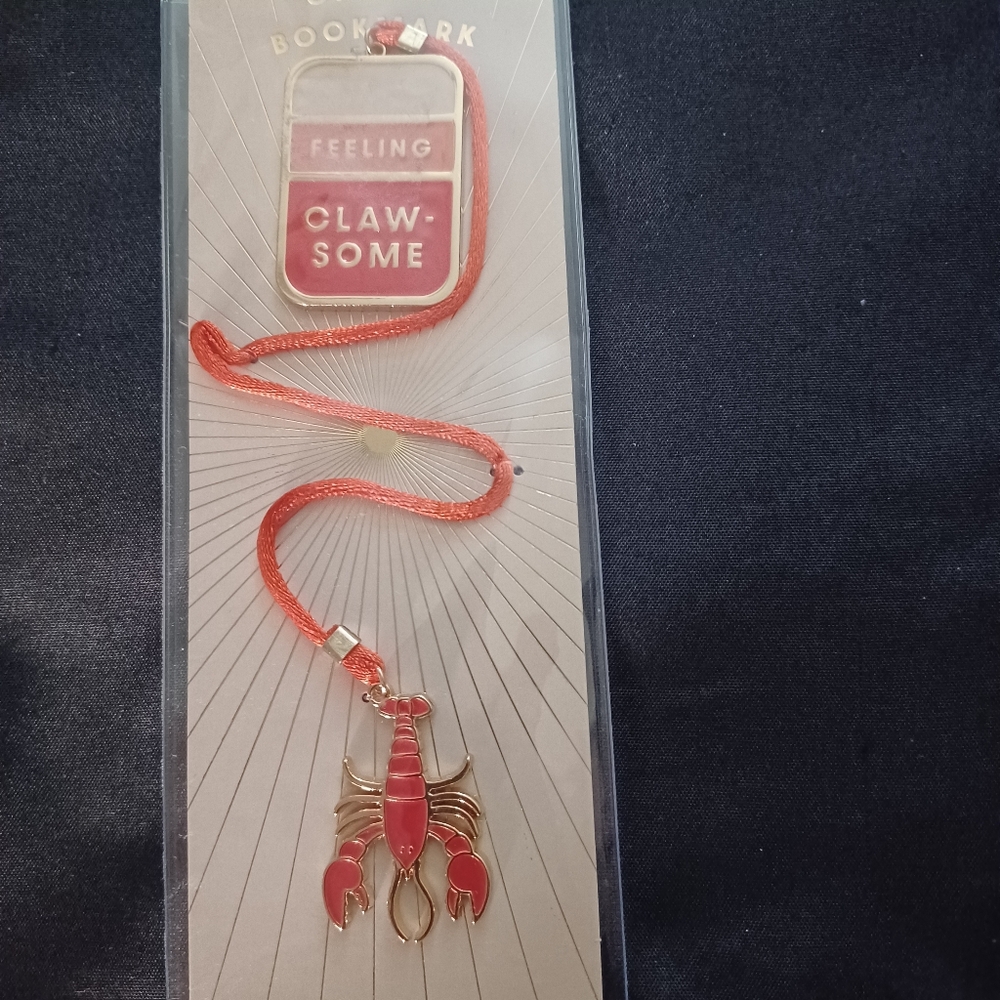 CHARM BOOKMARK (METAL) WITH LOBSTER.